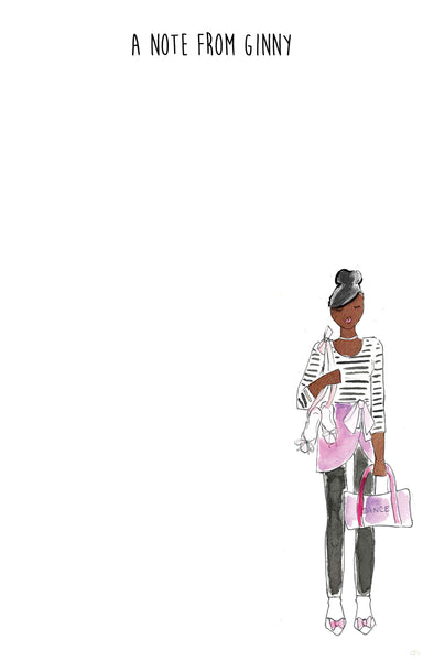 Dance Girl Personalized Notepad