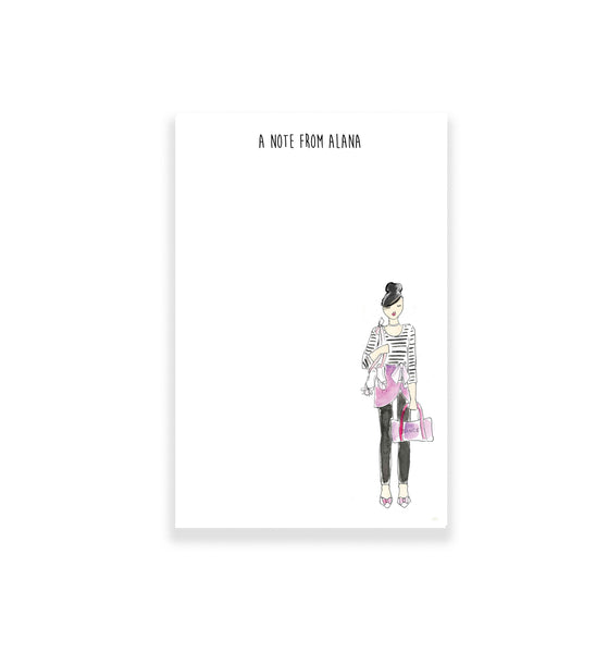 Dance Girl Personalized Notepad