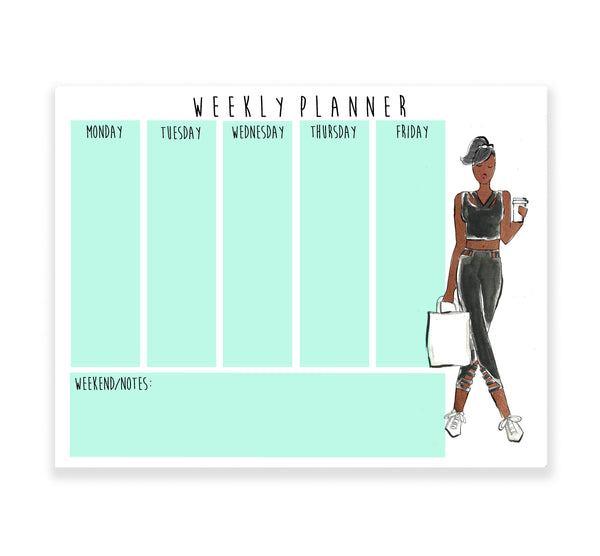Work Out Girl Weekly Planner