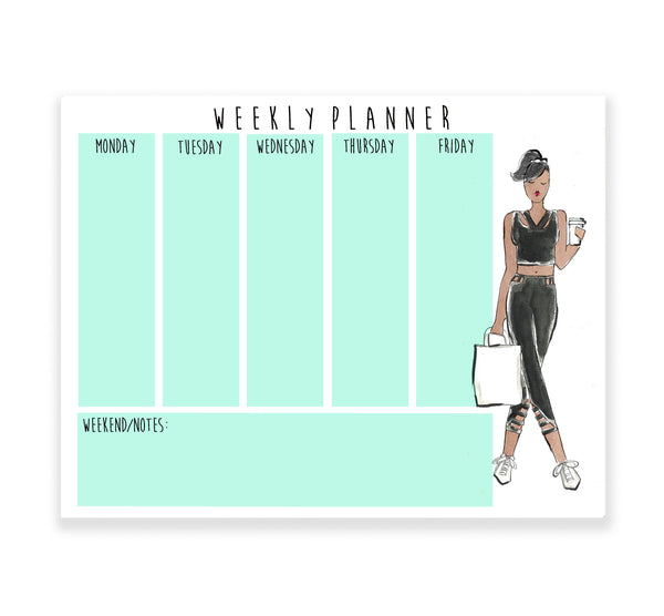 Work Out Girl Weekly Planner