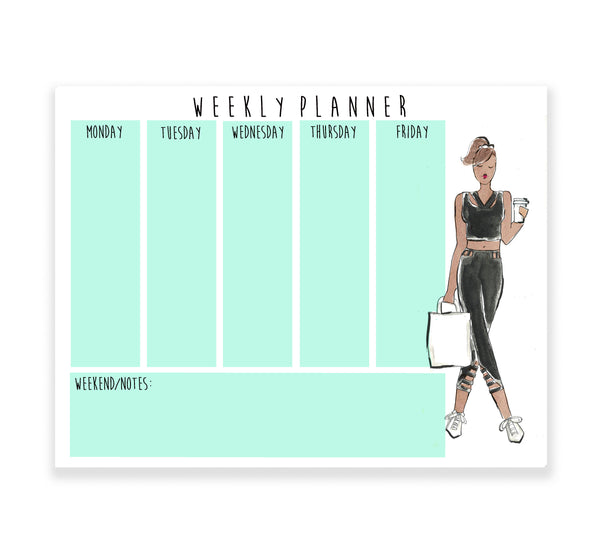 Work Out Girl Weekly Planner