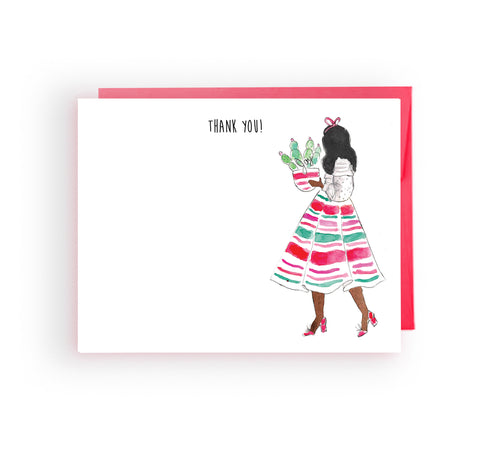 Pre-order Holiday Cards - Cactus Girl