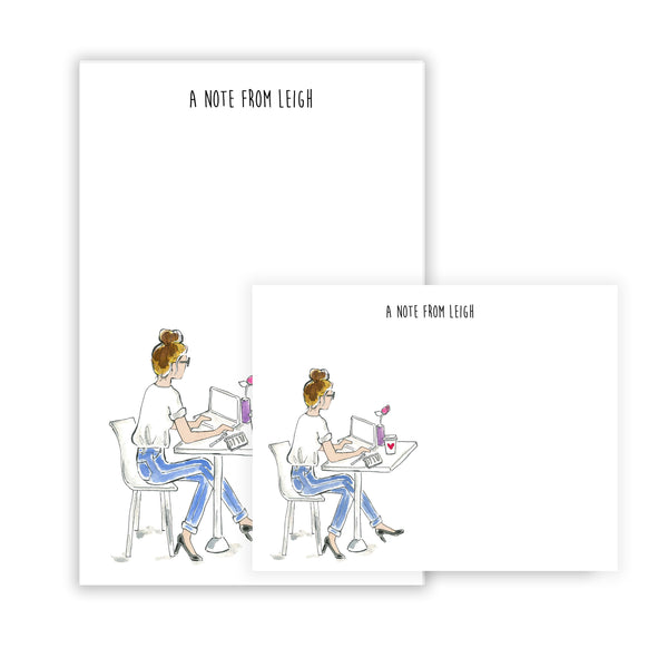 Rainbow Girl Personalized Stationery Desk Set (Copy)