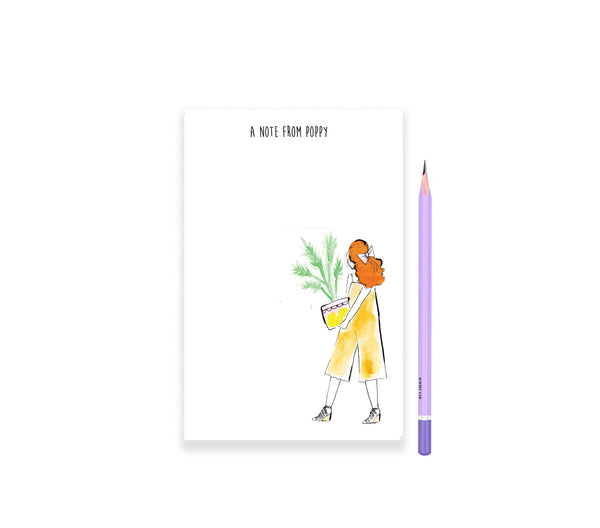 Carrying Plant Personalized Notepad