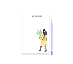 Carrying Plant Personalized Notepad