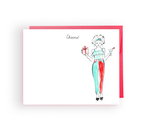 Pre-order Holiday Cards - Cocktail Girl