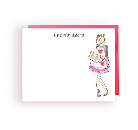 Pre-order Holiday Cards - Baking Girl