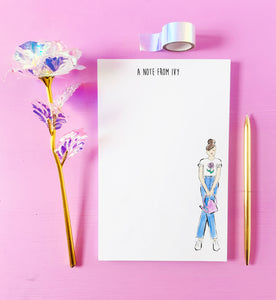 Plant Girl Personalized Notepad