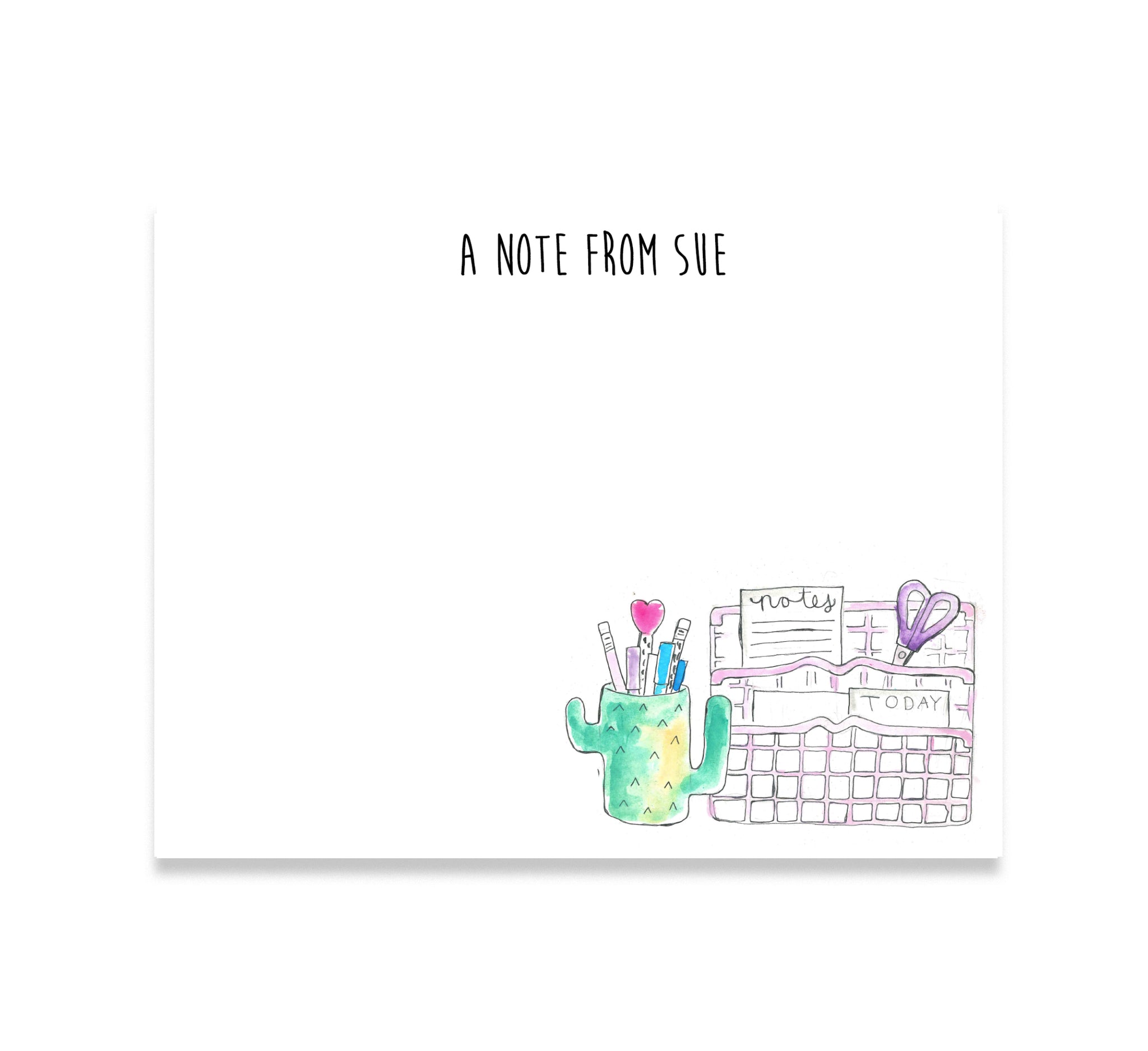 Notes Dest Personalized Stationery