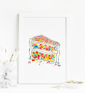 Eat Your Cake Art Print