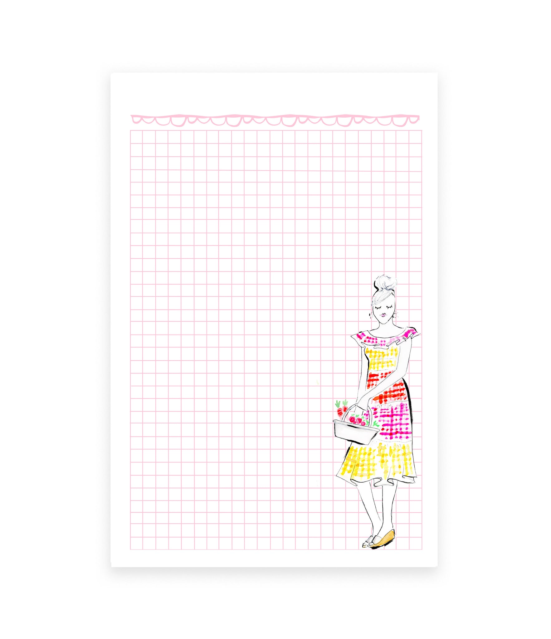 Garden Girl Brainstorm Notepad (Ready to Ship)
