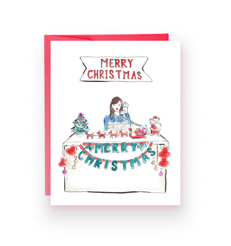 Mary Tyler Moore Merry Christmas Card (Ready to Ship)