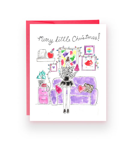Merry Little Christmas Card (Ready to Ship)