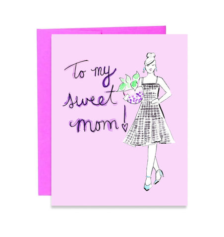 To My Sweet Mom Mother's Day Greeting Card