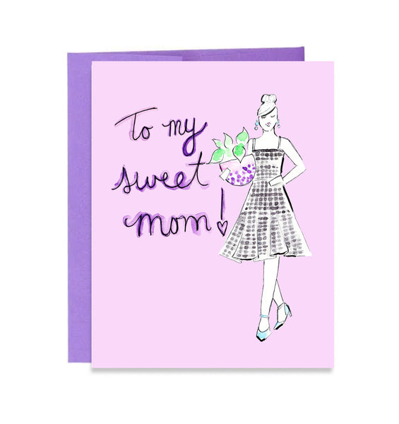 To My Sweet Mom Mother's Day Greeting Card