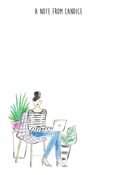 Plant Girl Personalized Stationery Desk Set