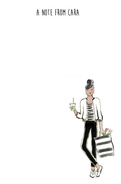 Workout Girl Personalized Notepad