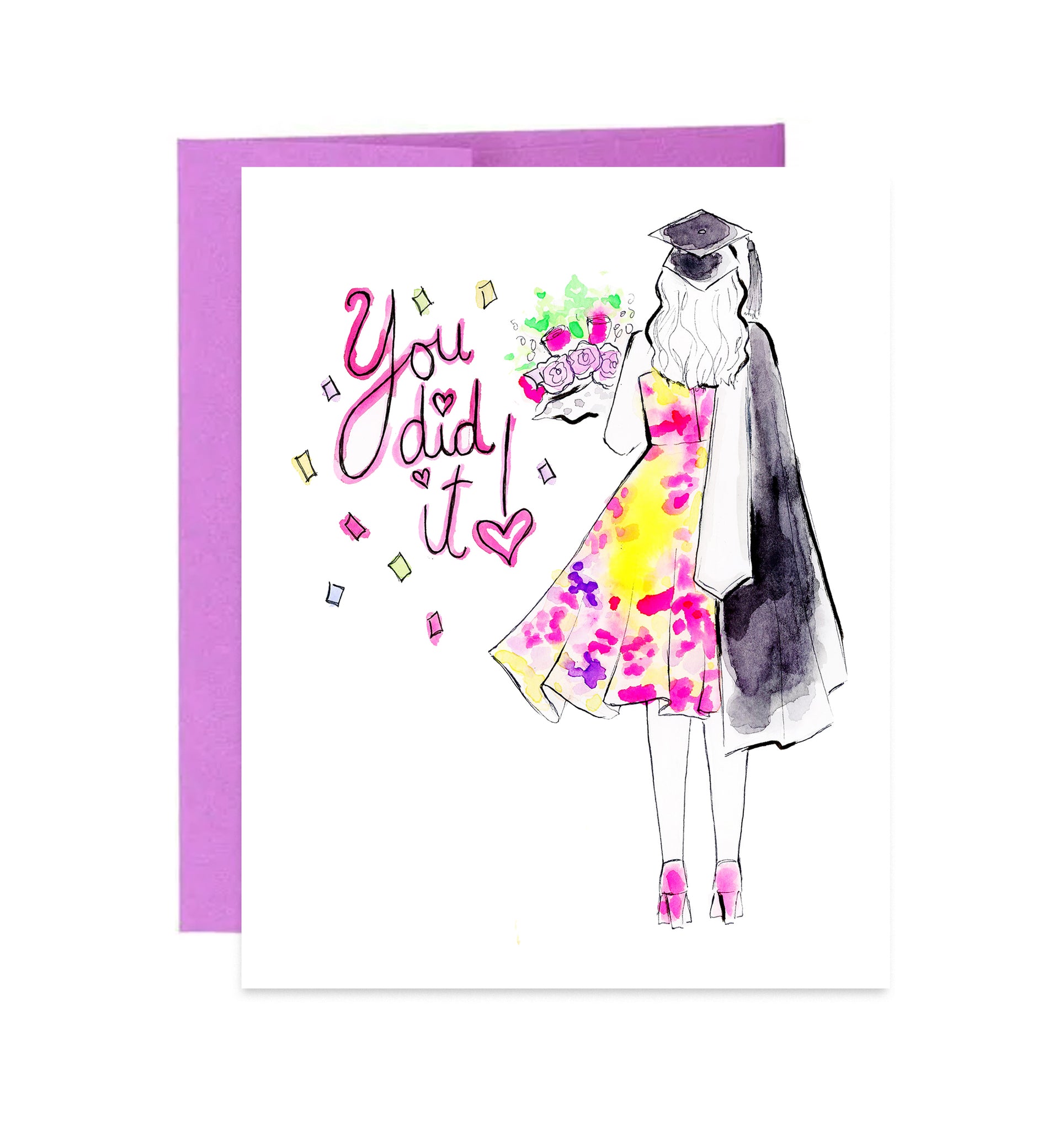 You Did It! Graduation Greeting Card