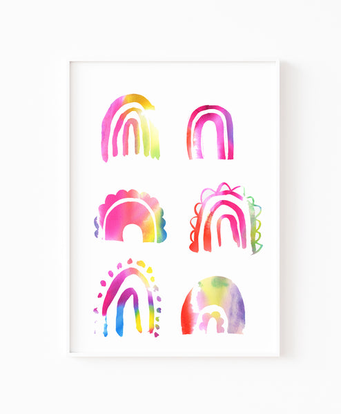 Mini Rainbow Art Print
