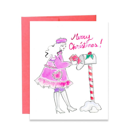 Sending Christmas Cheer Card (Ready to Ship)