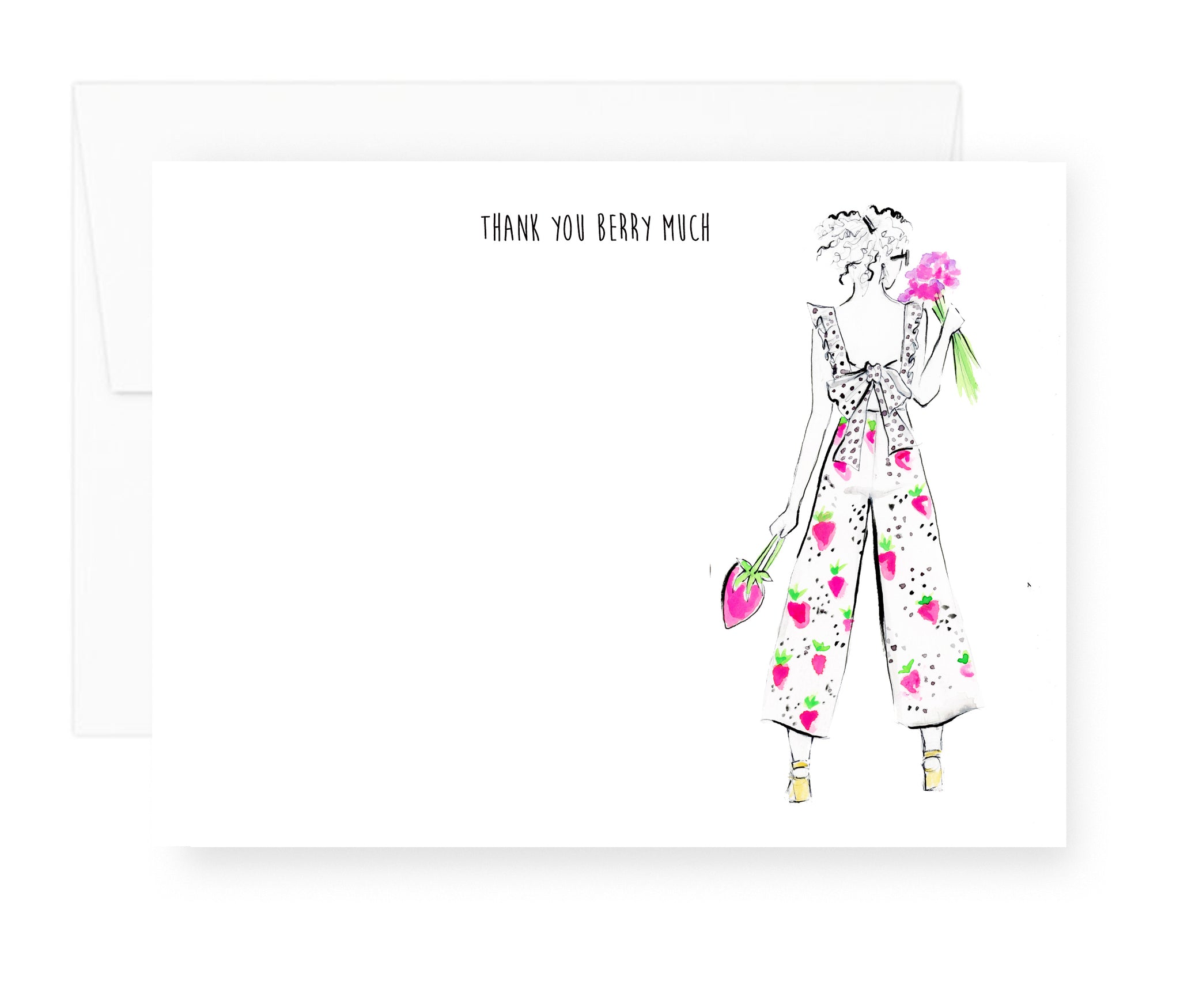 Bow Market Girl Note Card Set {Ready to Ship}