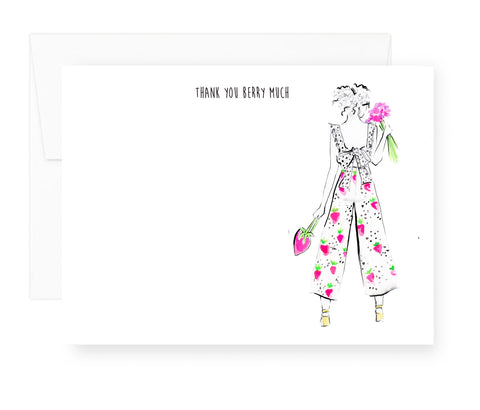 Bow Market Girl Note Card Set {Ready to Ship}