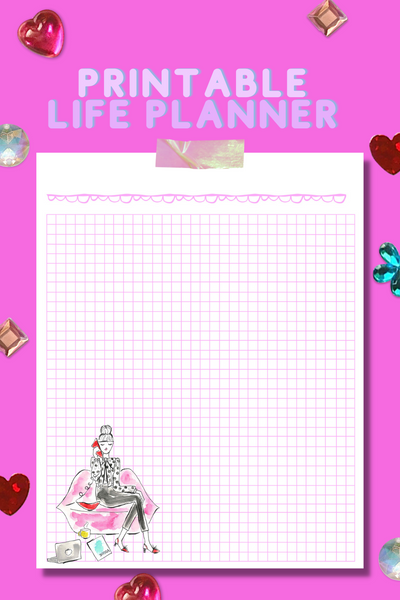 Undated Printable Life Planner