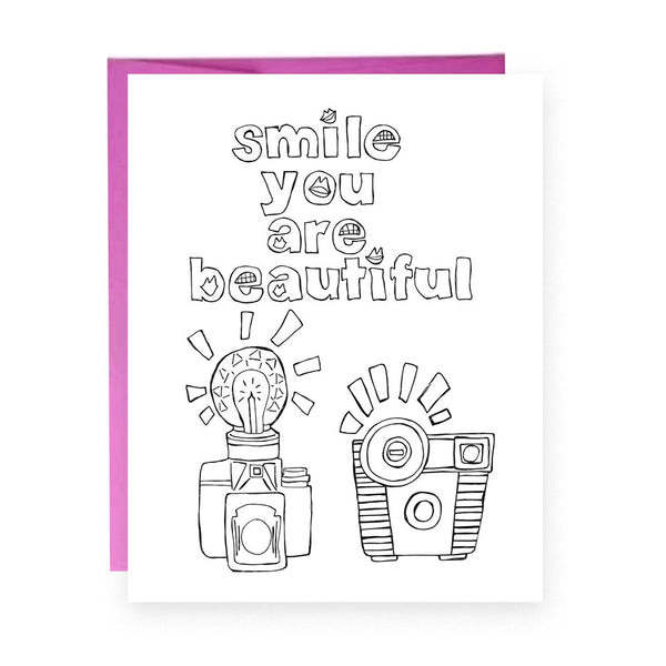 Friendship Coloring Greeting Card Collection (Ready to Ship)