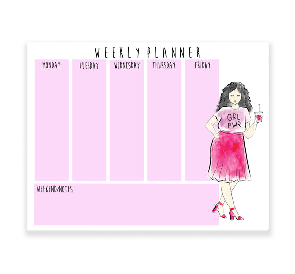 GRL PWR Weekly Planner