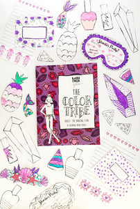 WHOLESALE: Violet; Dancing Star Coloring Book
