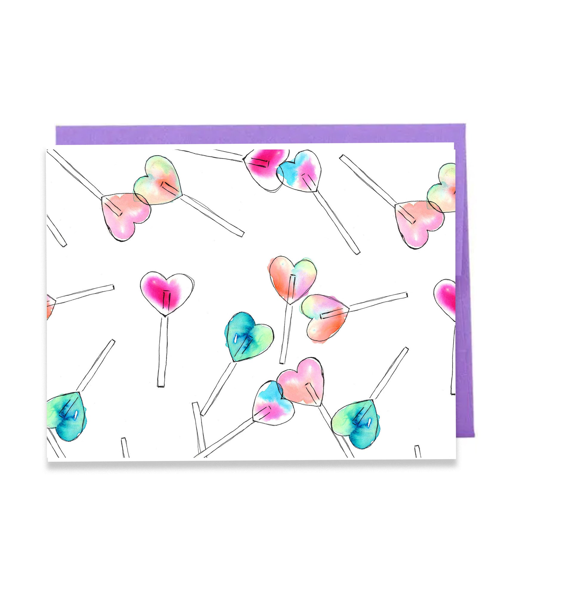 Heart Lollipop Card