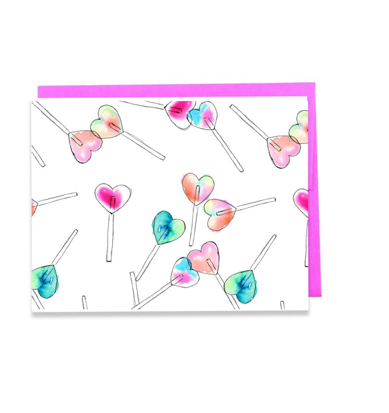 Heart Lollipop Card
