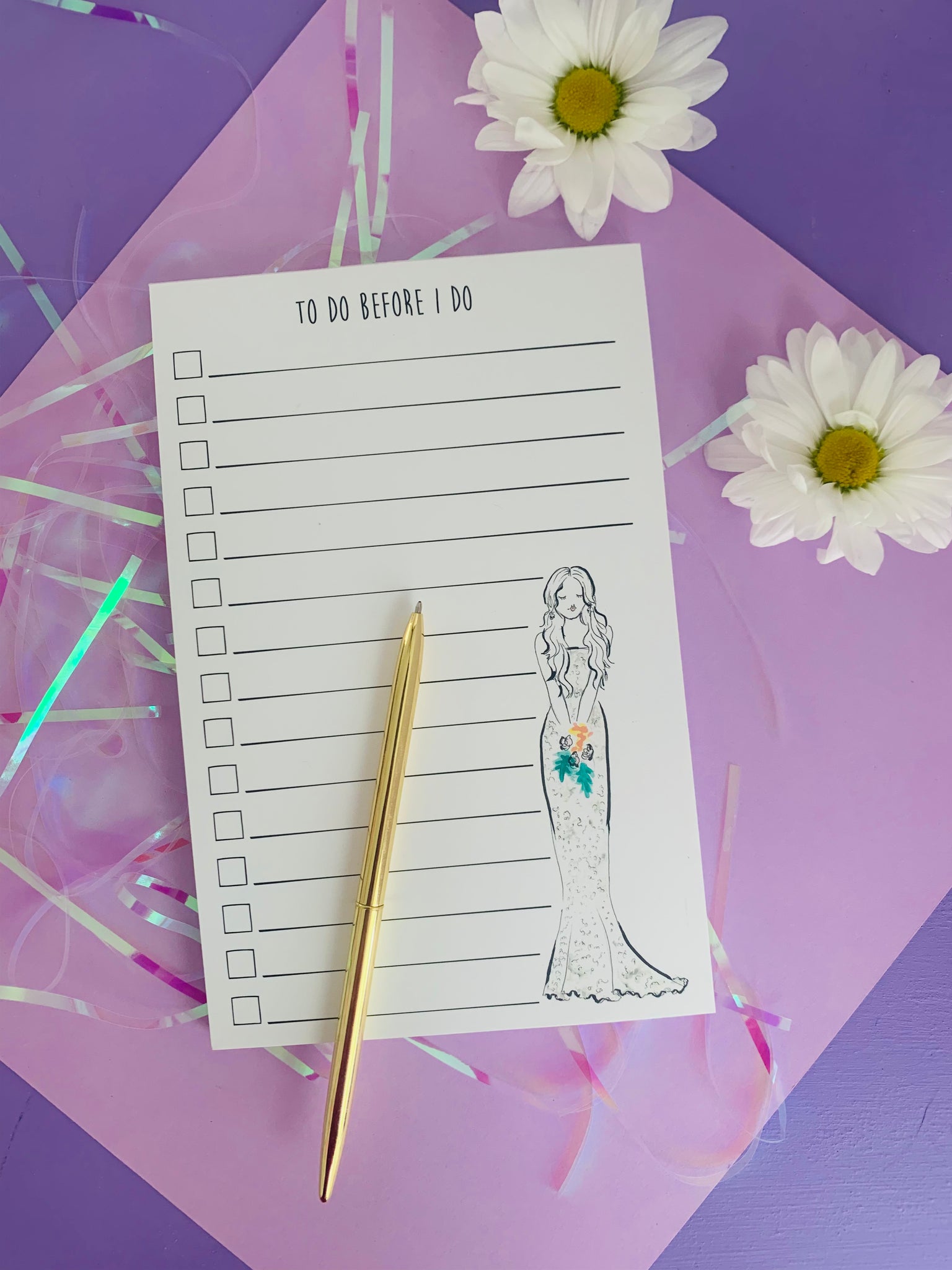 To do before "I do" Note Pad (Ready to Ship)
