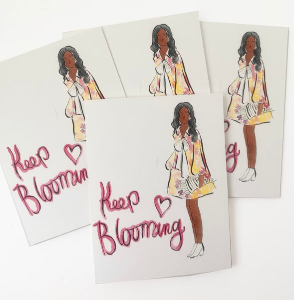 Keep Blooming Greeting Card