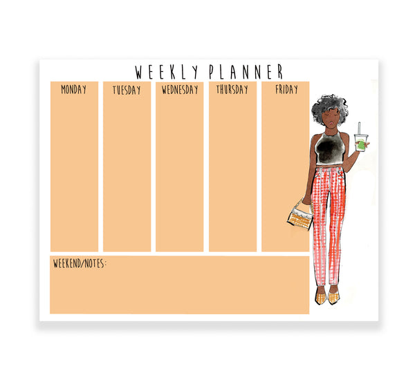 Gingham Chic Weekly Planner