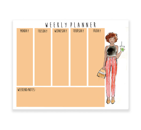 Gingham Chic Weekly Planner