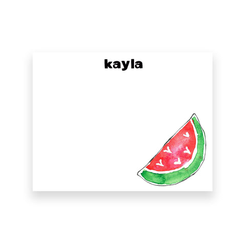 Watermelon Personalized Stationery