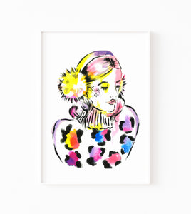 Bright Vibes Only Art Print