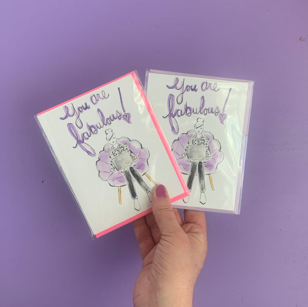 WHOLESALE: You are Fabulous Greeting Card