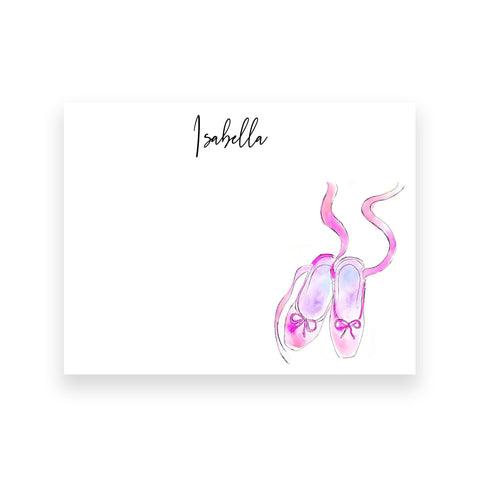 Ballet Shoes Personalized Stationery