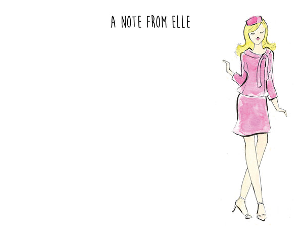 Elle Inspired Personalized Stationery