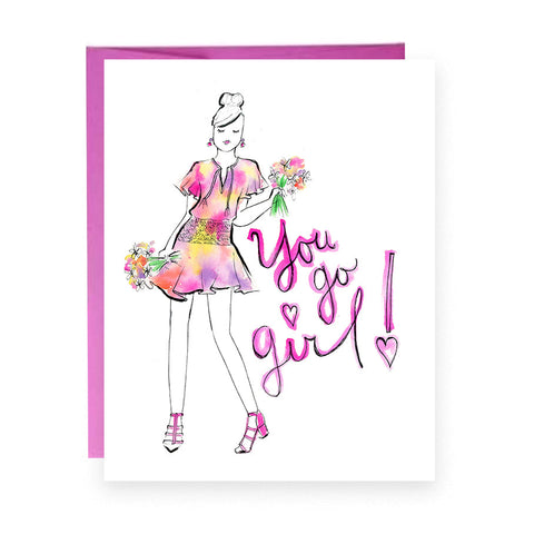 WHOLESALE: You Go Girl Greeting Card