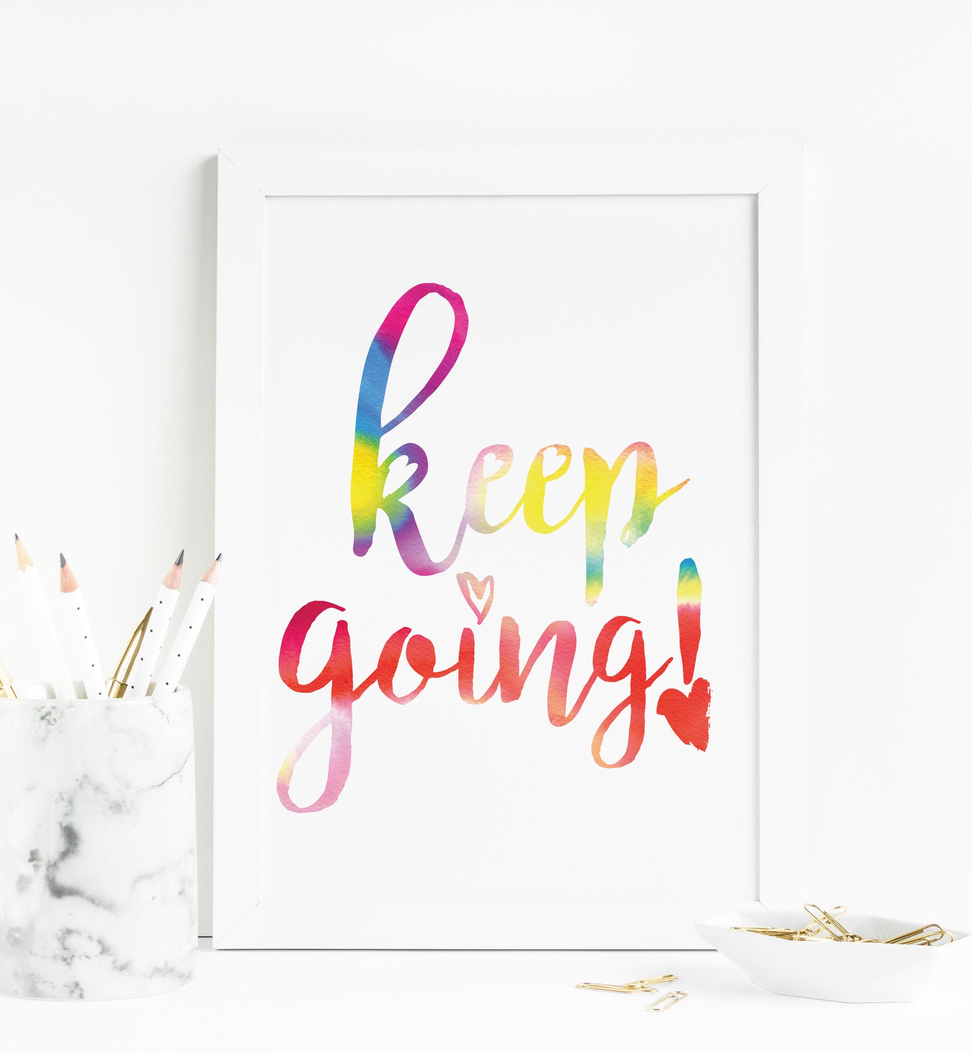 Keep Going Art Print