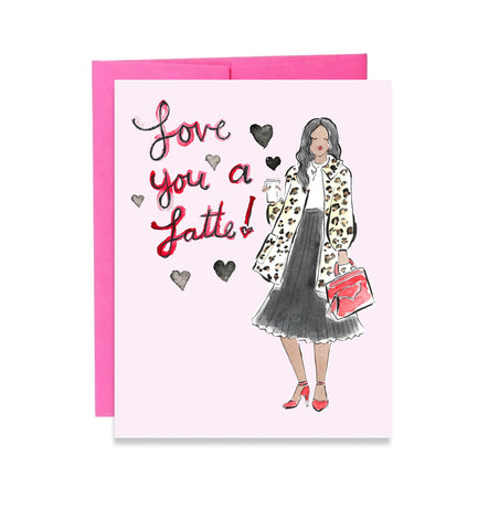 Love You A Latte Card