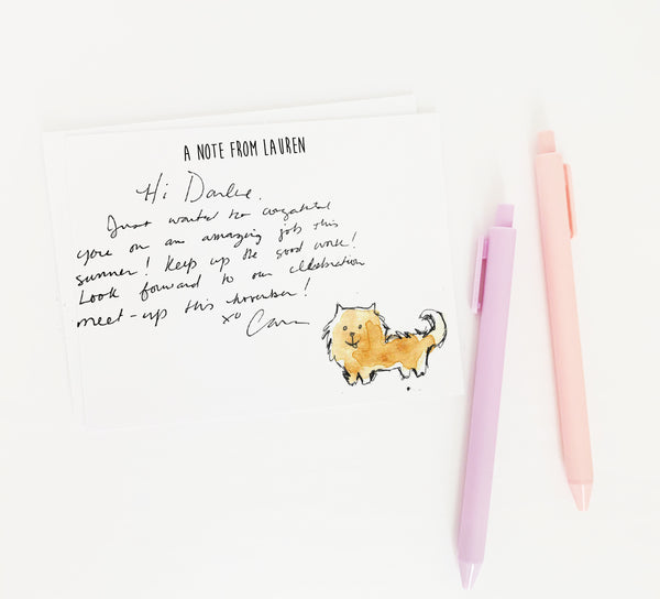 Pomeranian Dog Personalized Stationery