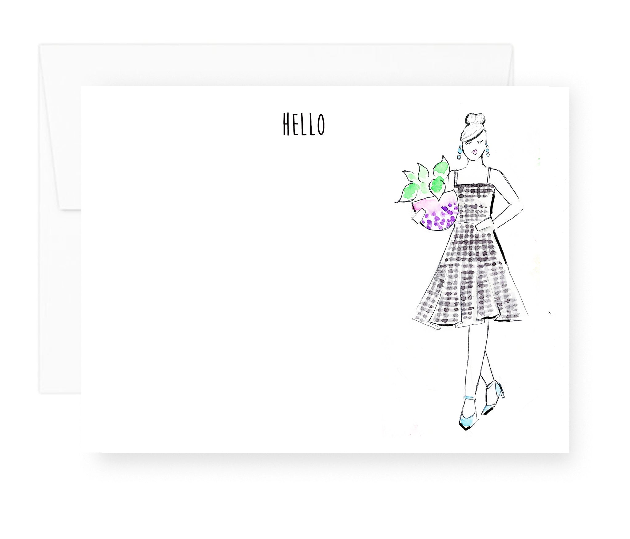 WHOLESALE: Hello Note Card Set