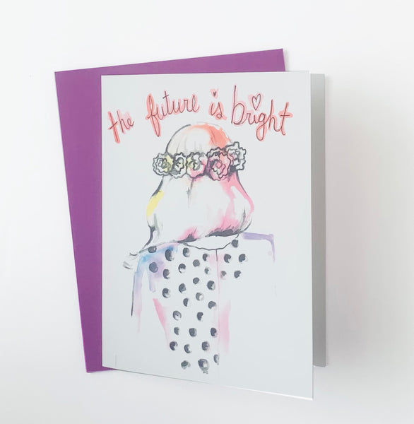 The Future is Bright Greeting Card