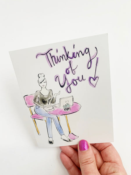 WHOLESALE: Thinking of You Greeting Card