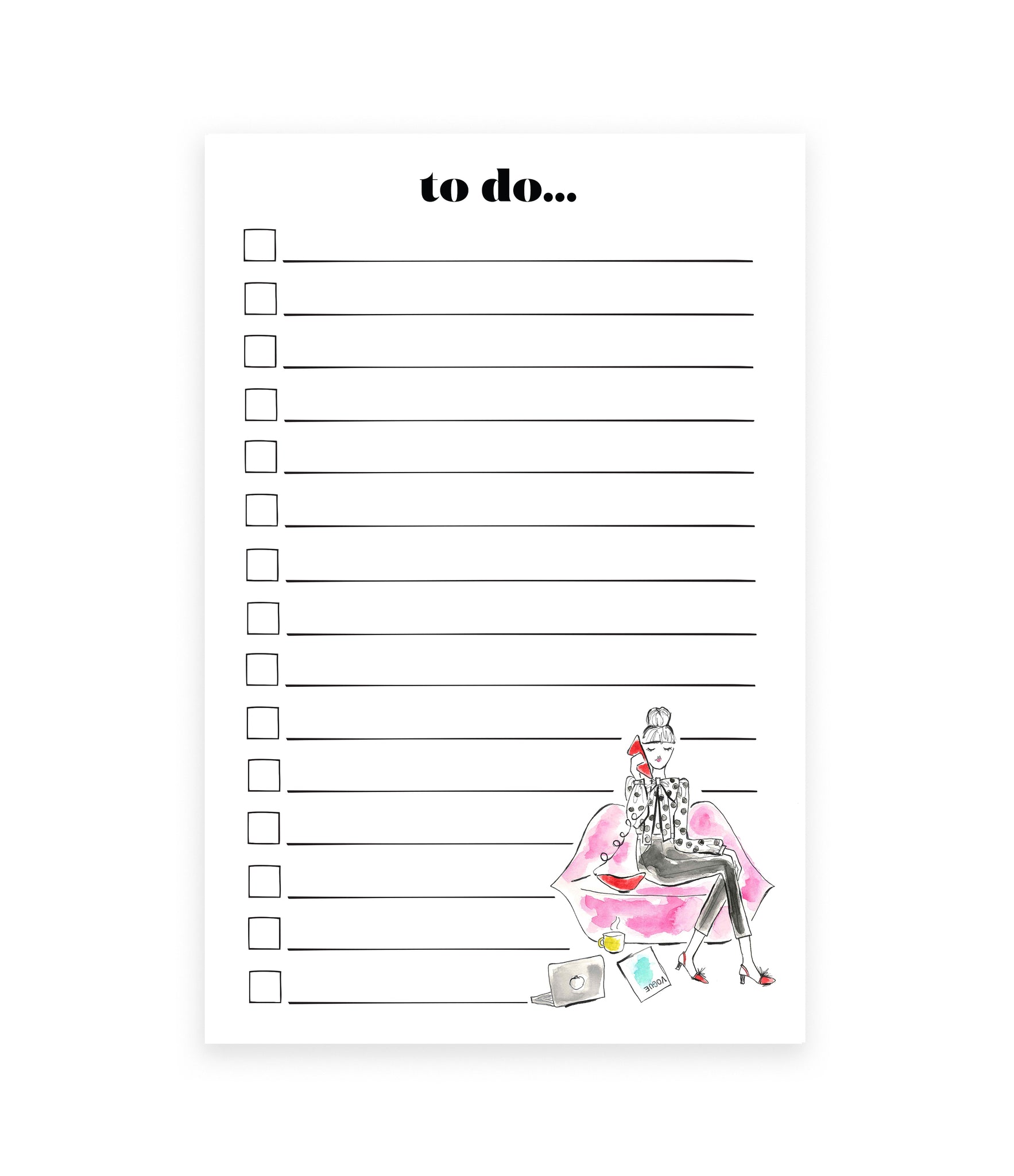 To Do List Notepad (Ready to Ship)