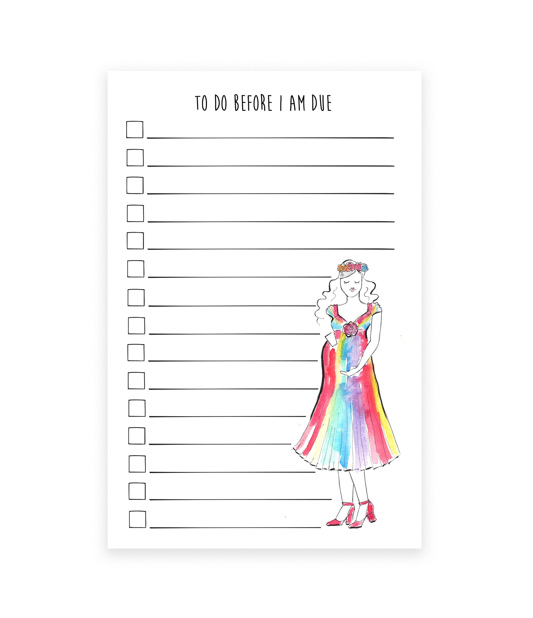 To do before I am Due Note Pad (Ready to Ship)